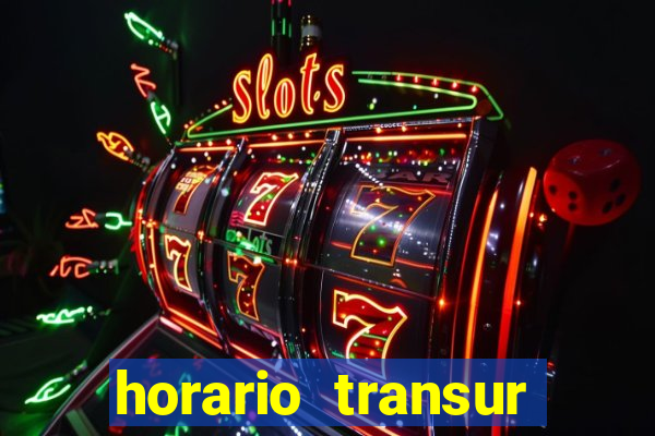 horario transur roleta santos dumont juiz de fora